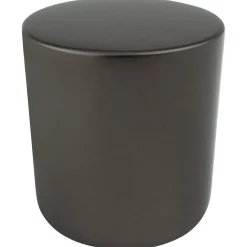 Mini Knob in Charcoal Gray - Round Knobs|Black & Dark Hardware