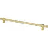 Clearance Radial Reign Appliance Pull in Modern Brushed Gold Brass & Gold|Appliance Pulls