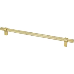 Clearance Radial Reign Appliance Pull in Modern Brushed Gold Brass & Gold|Appliance Pulls