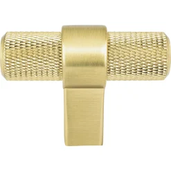 Online Radial Reign Knob in Modern Brushed Gold Brass & Gold|Knobs