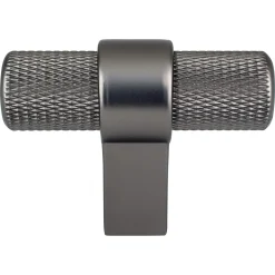 Hot Radial Reign Knob in Slate Knobs|Black & Dark Hardware
