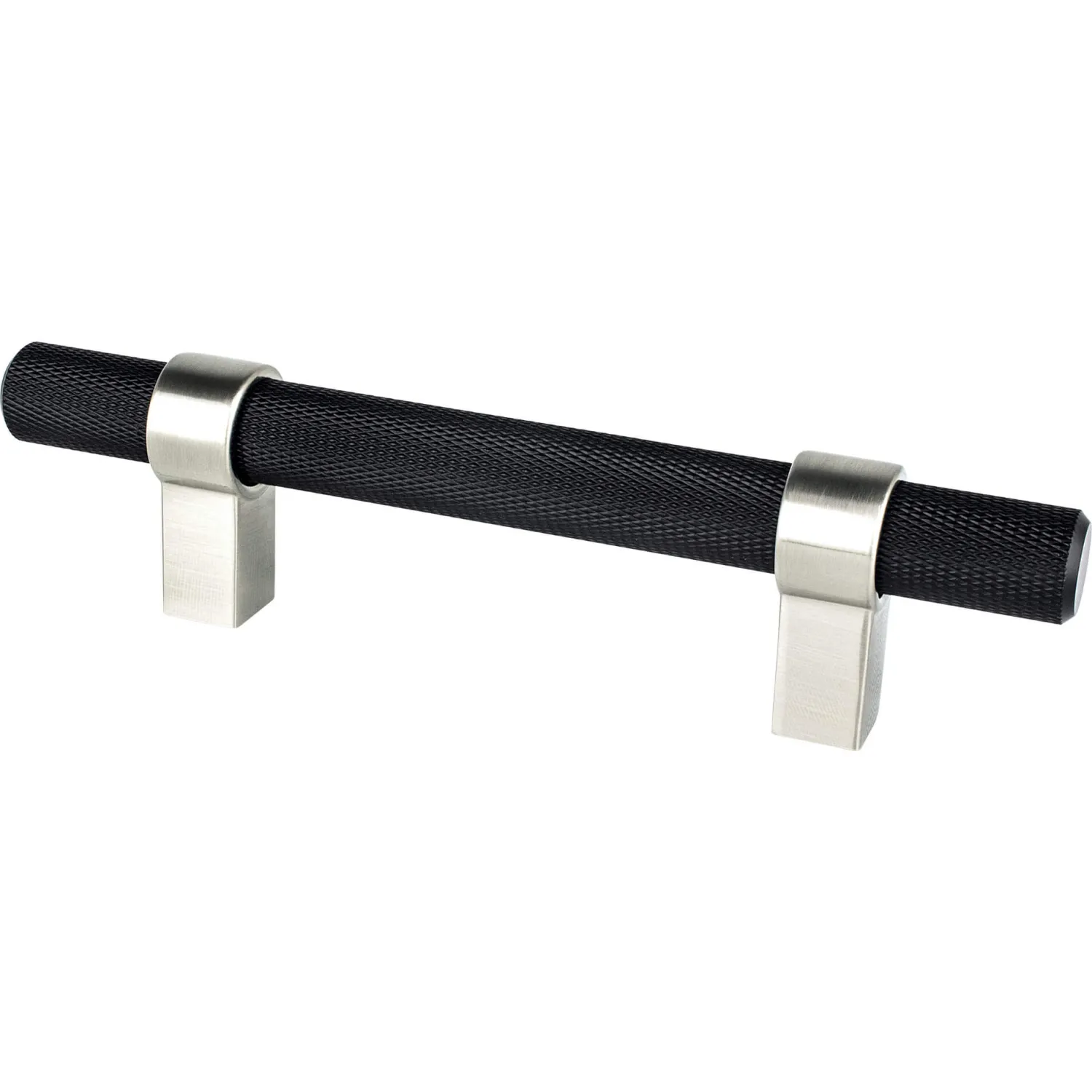New Radial Reign Pull in Matte Black and Brushed Nickel Cabinet Pulls|Brushed Nickel Hardware