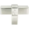 Discount Rivet Rebel Knob in Brushed Nickel Knobs|Brushed Nickel Hardware