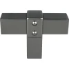 Discount Rivet Rebel Knob in Slate Knobs|Black & Dark Hardware