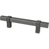 Outlet Rivet Rebel Pull in Slate Cabinet Pulls|Black & Dark Hardware
