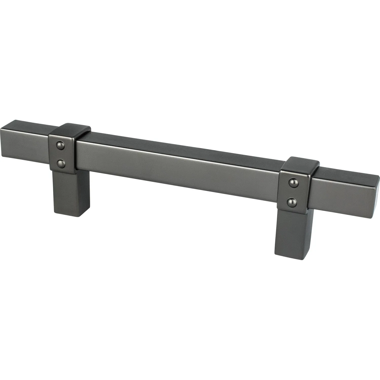 Outlet Rivet Rebel Pull in Slate Cabinet Pulls|Black & Dark Hardware