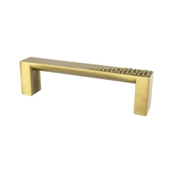 Sale Roque Pull in Modern Brushed Gold Brass & Gold|Cabinet Pulls