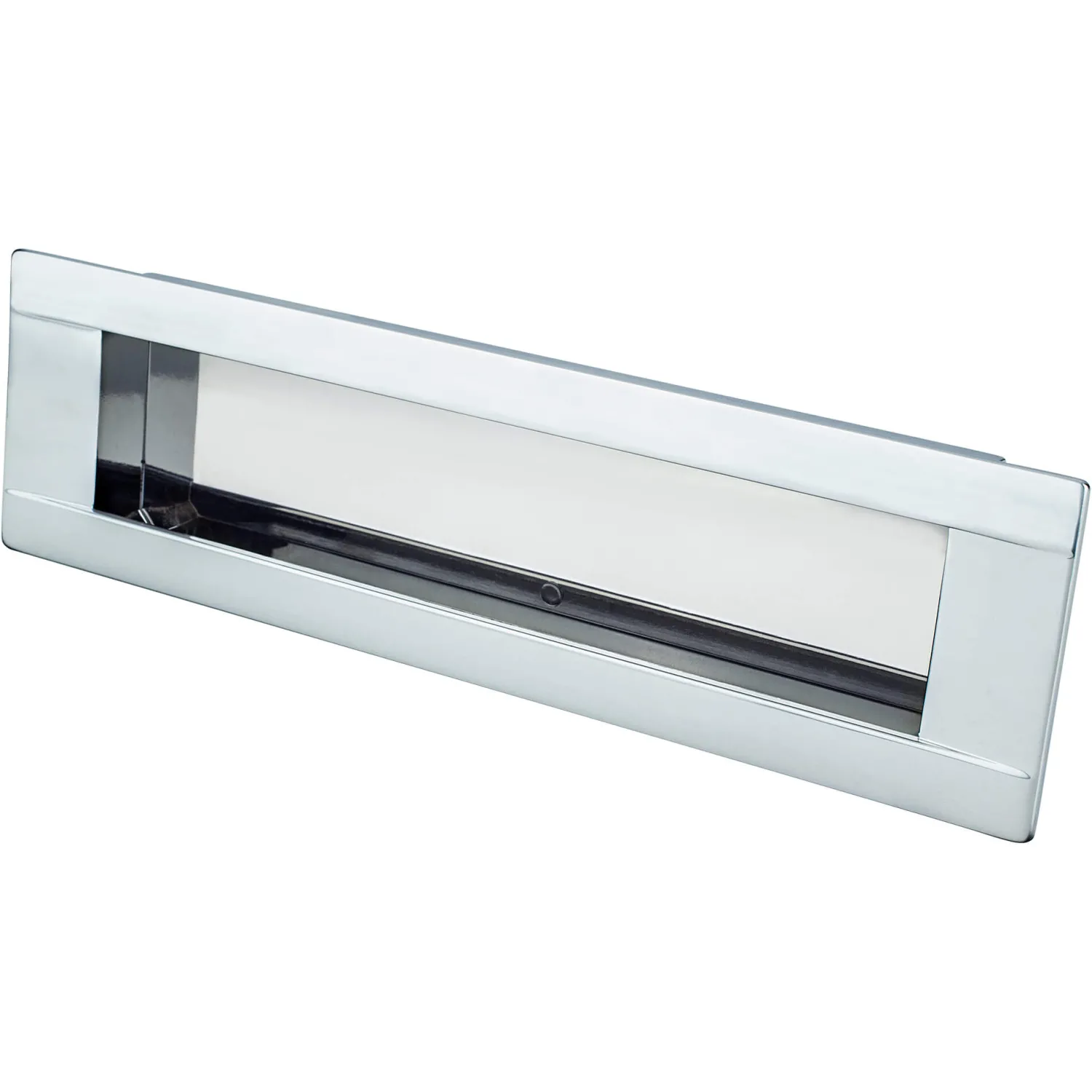 Outlet Seize Recess Pull in Polished Chrome Cabinet Pulls|Chrome Hardware