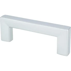 Discount Square Pull in Polished Chrome - Square Cabinet Pulls|Chrome Hardware