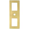 Online Statler Backplate in Modern Brushed Gold Brass & Gold|Cabinet Pulls