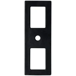 Best Statler Backplate in Matte Black Cabinet Pulls|Black & Dark Hardware