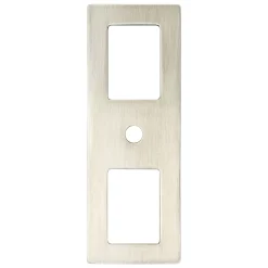 Discount Statler Backplate in Brushed Nickel Cabinet Pulls|Brushed Nickel Hardware