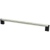 Clearance Studio Remix Appliance Pull in Brushed Nickel and Matte Black Brushed Nickel Hardware|Mixed Finish Hardware