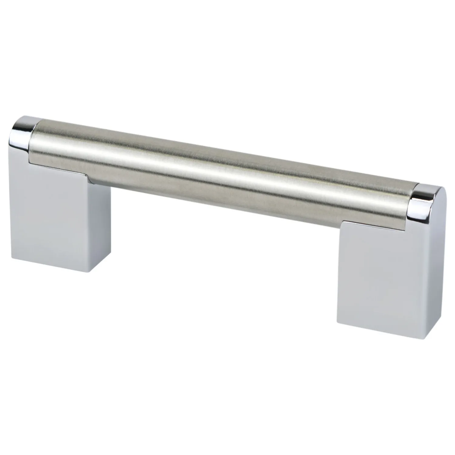 Hot Studio Remix Pull in Brushed Nickel and Polished Chrome Cabinet Pulls|Brushed Nickel Hardware