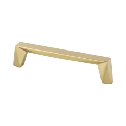 Best Swagger Pull in Modern Brushed Gold Brass & Gold|Cabinet Pulls