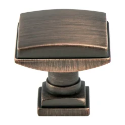 Tailored Traditional 1-1/4 Inches Dia Knob Knobs|Brushed Nickel Hardware