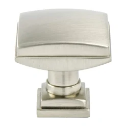 Tailored Traditional 1-1/4 Inches Dia Knob Knobs|Brushed Nickel Hardware