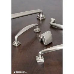 Tailored Traditional 1-1/4 Inches Dia Knob Knobs|Brushed Nickel Hardware