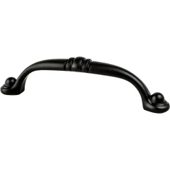 Traditional Advantage Three Pull in Matte Black Cabinet Pulls|Black & Dark Hardware