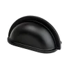 Traditional Advantage Three Cup Pull in Matte Black Black & Dark Hardware