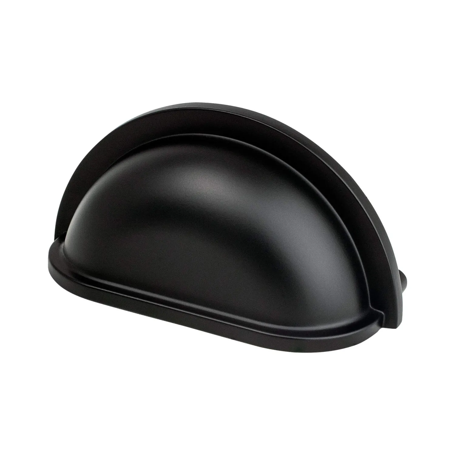 Traditional Advantage Three Cup Pull in Matte Black Black & Dark Hardware