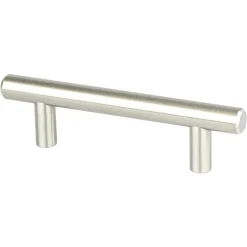 Transitional Advantage Two Pull in Brushed Nickel Cabinet Pulls|Brushed Nickel Hardware