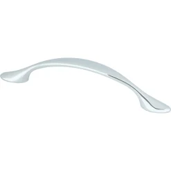Transitional Advantage Three Pull in Polished Chrome - Round Cabinet Pulls|Chrome Hardware