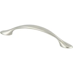 Online Transitional Advantage Three Pull in Brushed Nickel - Round Cabinet Pulls|Brushed Nickel Hardware