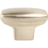 Transitional Advantage One Knob in Champagne - Round Brass & Gold|Knobs