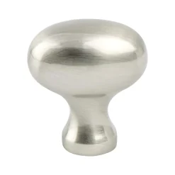 Outlet Transitional Advantage Three Knob in Brushed Nickel Knobs|Brushed Nickel Hardware