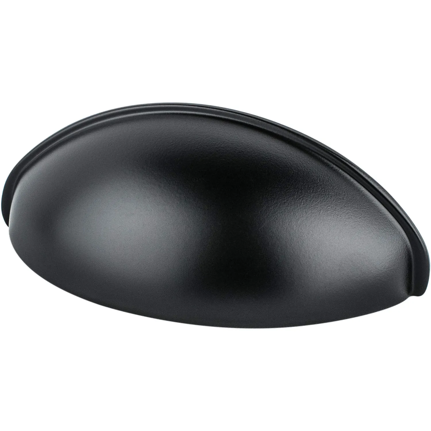 Outlet Transitional Advantage Three Cup Pull in Matte Black Black & Dark Hardware