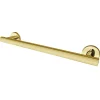 Best Berwyn 18" Stainless Steel Grab Bar in Polished Brass Grab Bars
