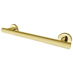 Best Berwyn 12" Stainless Steel Grab Bar in Polished Brass Grab Bars