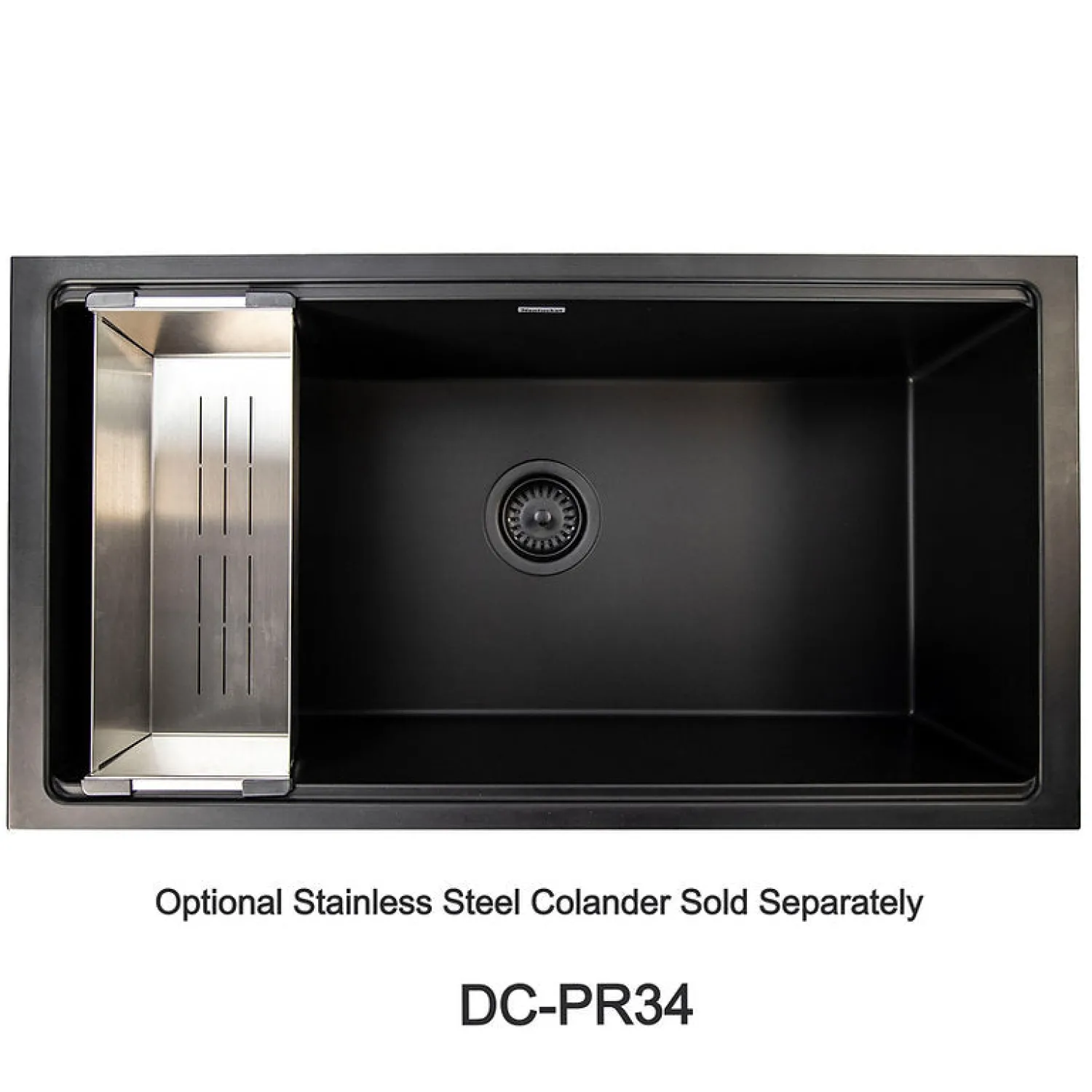 Hot 34" Black Composite Single Bowl Kitchen Workstation Sink Workstation Sinks|Single Bowl Sinks