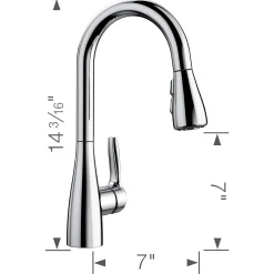 Sale Atura Pull-Down Bar Faucet Single Hole|Bar Faucets