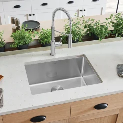 Online Cuvee R15 25" Undermount Stainless Single Bowl Kitchen Sink Stainless Steel Sinks|Single Bowl Sinks