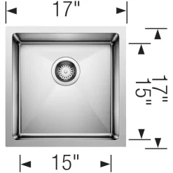 Online 17" Cuvee R15 Undermount Stainless Bar Sink Sinks For Tight Spaces|Bar / Prep Sinks