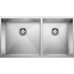 Stainless Precision 33" 60/40 Double Bowl Kitchen Sink Stainless Steel Sinks|Double Bowl Sinks