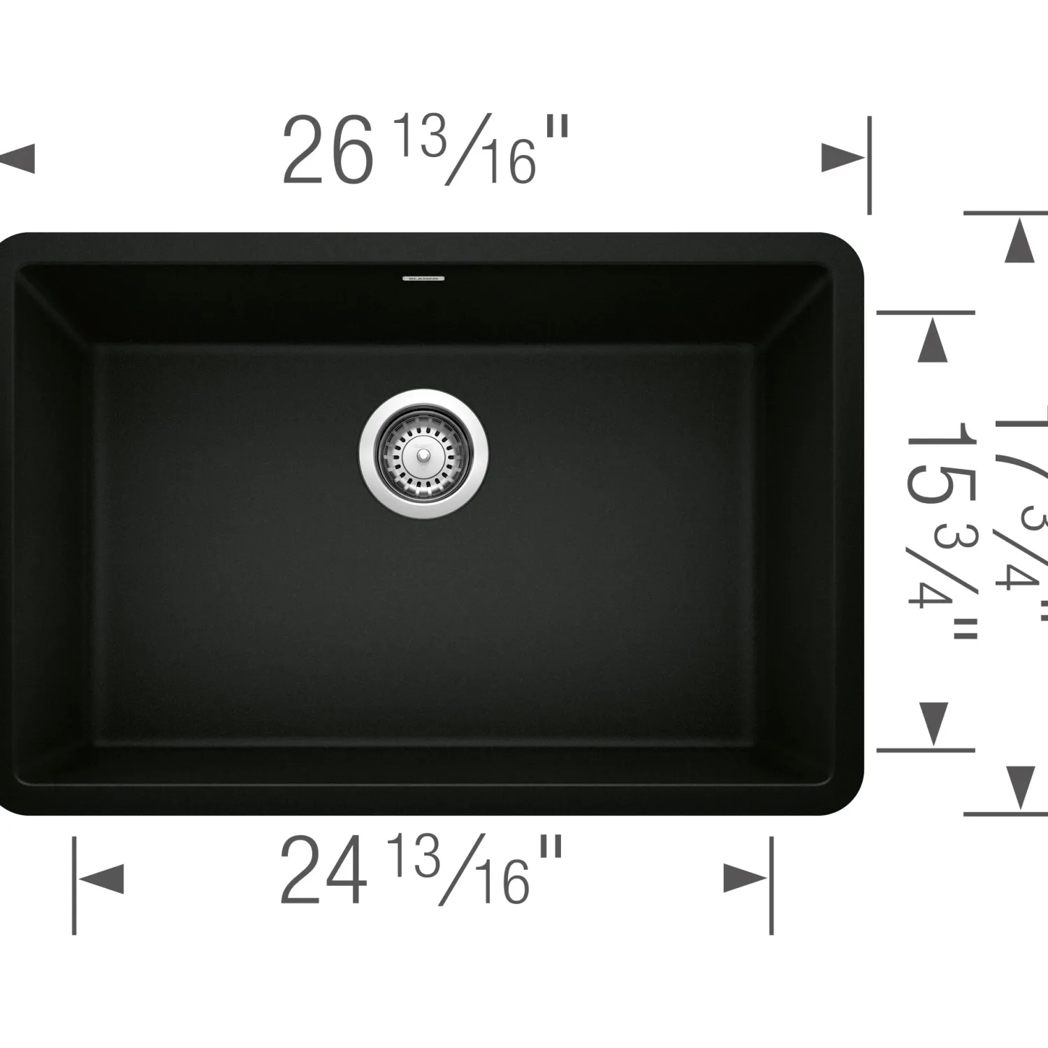 Sale 27" Undermount Precis SILGRANIT Kitchen Sink Single Bowl Sinks|Undermount Sinks