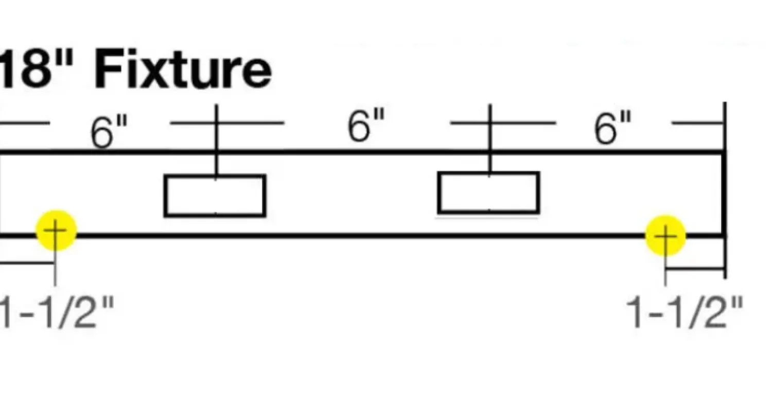 Online Blank Under Cabinet Power Strip - Shell Only Power Strips