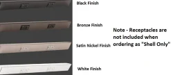 Online Blank Under Cabinet Power Strip - Shell Only Power Strips