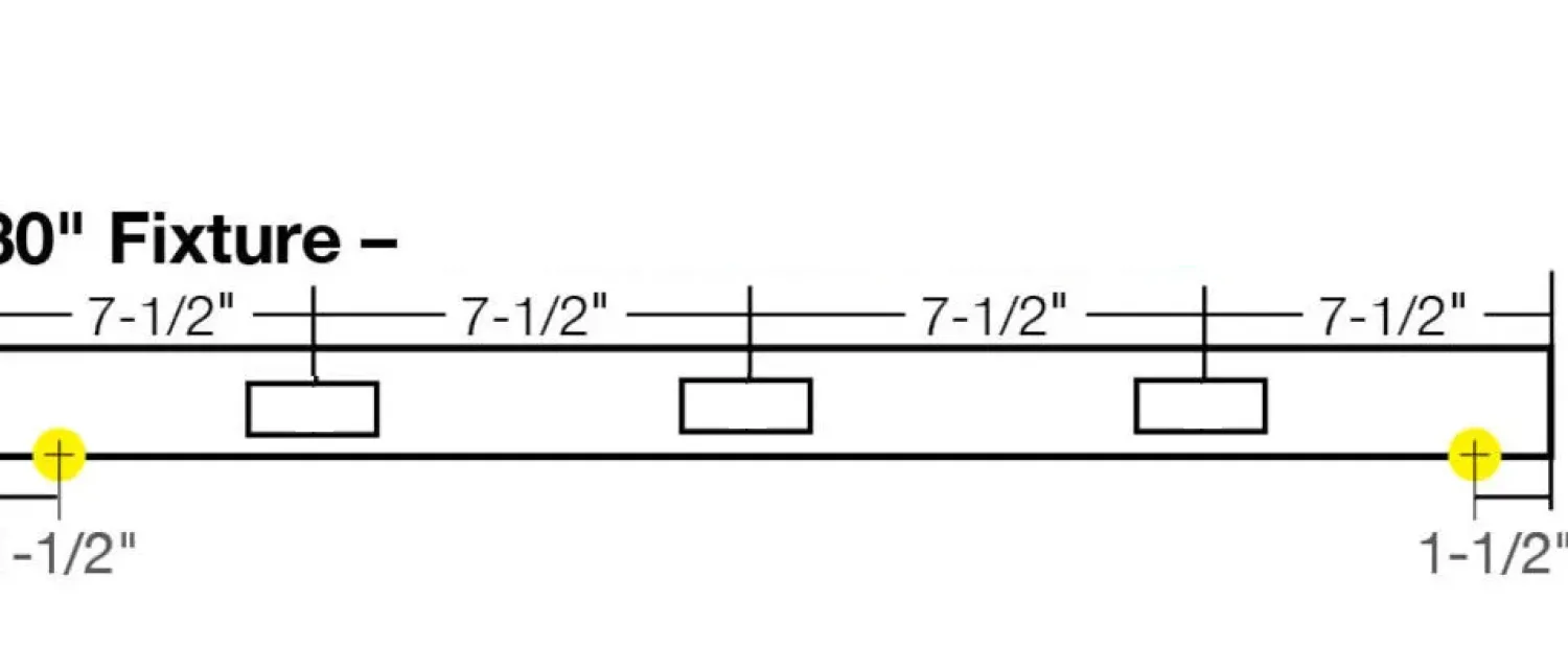 Online Blank Under Cabinet Power Strip - Shell Only Power Strips