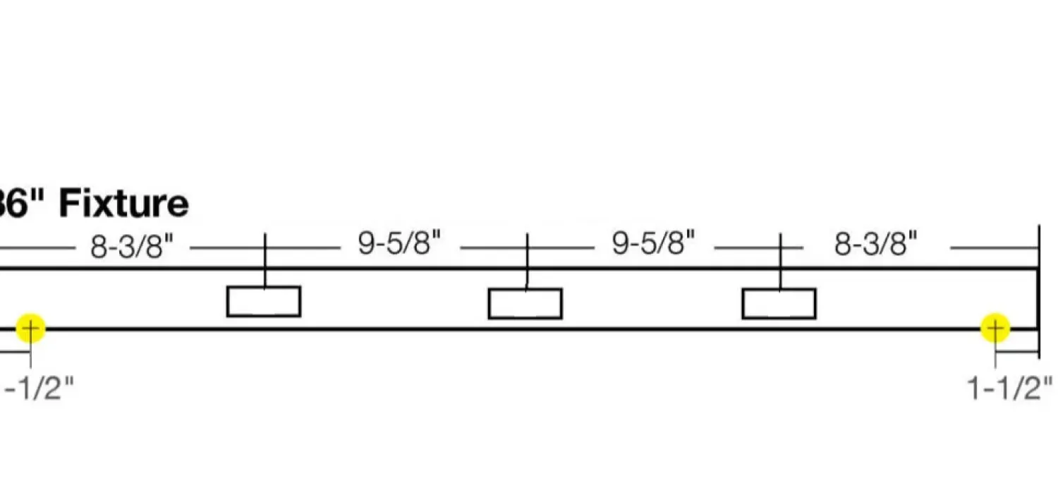 Online Blank Under Cabinet Power Strip - Shell Only Power Strips