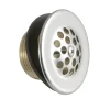 Brass Tub Drain in Polished Nickel Tub Drains