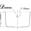 Online BS1215 14" Single Bowl Undermount 18 Gauge Stainless Steel Bar Sink Bar / Prep Sinks