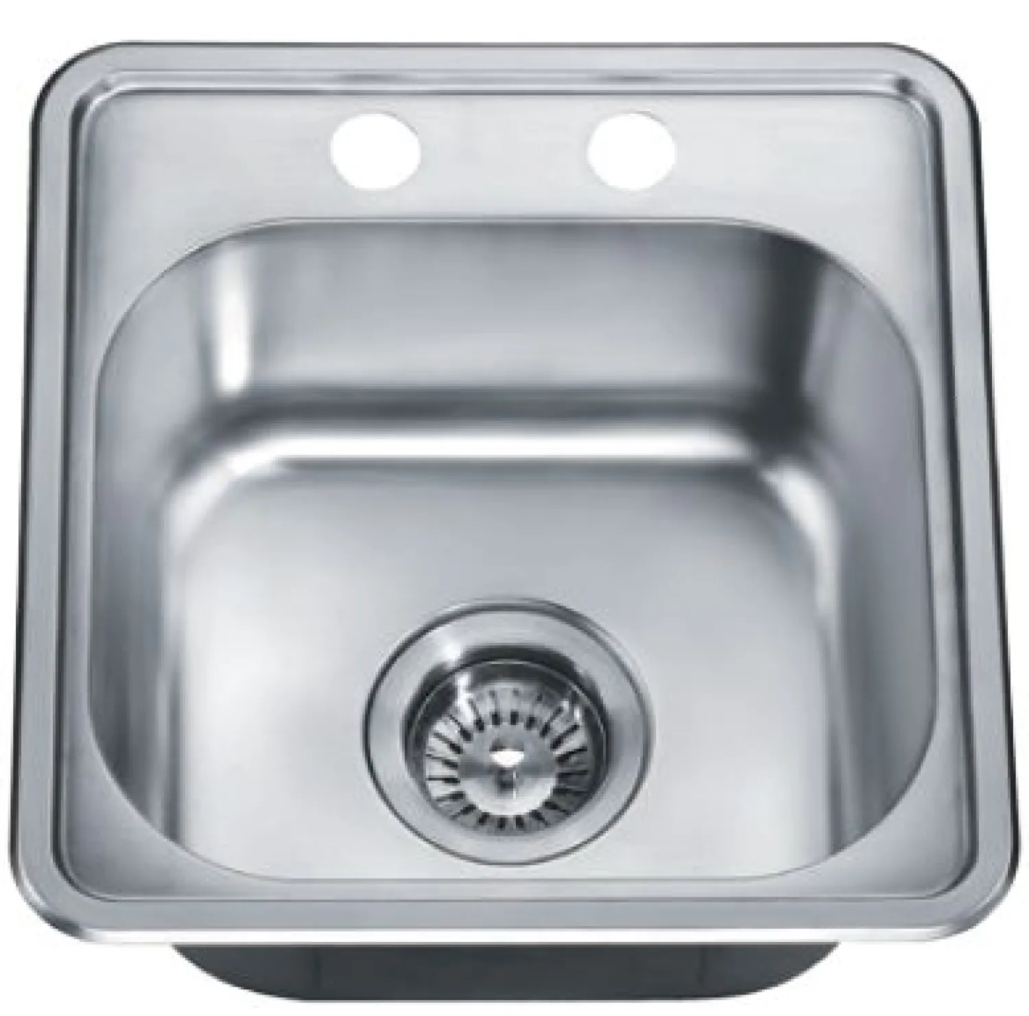 Hot Bst1515 15" Single Bowl Topmount 20 Gauge Stainless Steel Bar Sink Bar / Prep Sinks