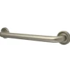 Outlet Camelon 32" Brass Decorative Grab Bar in Brushed Nickel Grab Bars