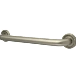 Outlet Camelon 32" Brass Decorative Grab Bar in Brushed Nickel Grab Bars