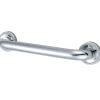 Sale Camelon 32" Brass Decorative Grab Bar in Polished Chrome Grab Bars