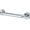 Online Camelon 18" Brass Decorative Grab Bar in Polished Chrome Grab Bars
